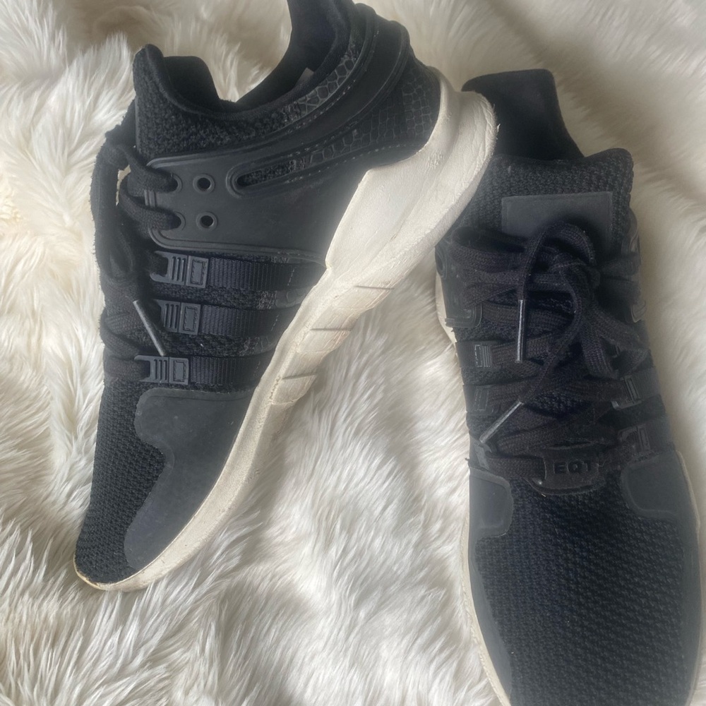Adidas Equipment Black and White Sneakers with Modern Design